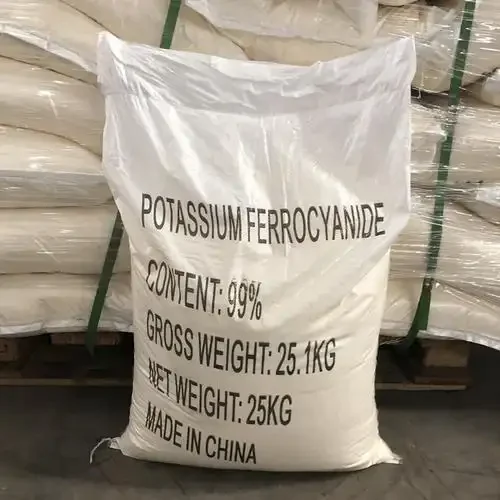 Food grade Potassium ferrocyanide for anti-caking agent for salt 99.50%picture2
