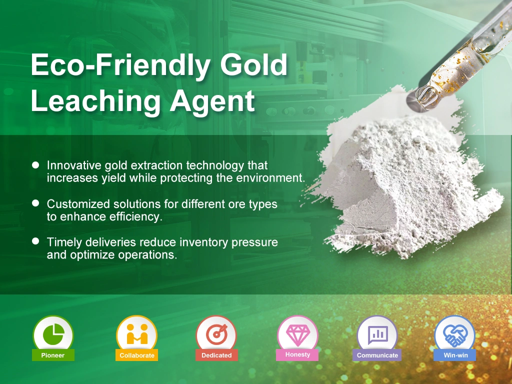 Eco-Friendly Gold Leaching Agent - Safe & Sustainable Gold Extraction
