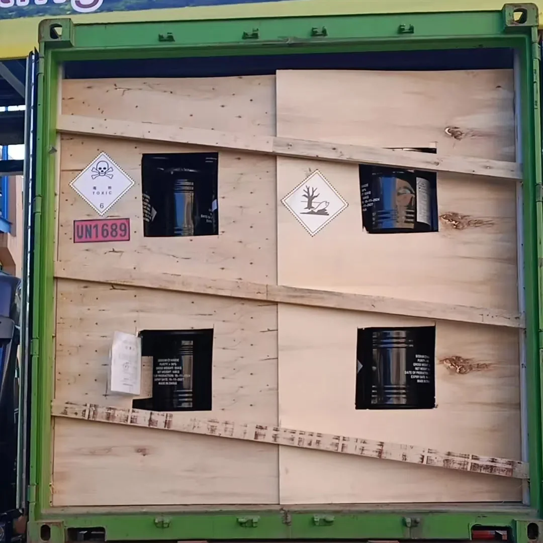 How should strict requirements be followed when transporting sodium cyanide?